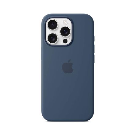 iPhone 16 Pro Silicone Case with MagSafe - Denim