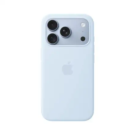 iPhone 18 Pro Silicone Case with MagSafe - Crisp Blue