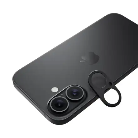 SwitchEasy LenShield Aluminum Lens Protector pre iPhone 16/16 Plus - Black