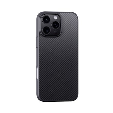 Devia kryt Kevlar Ultra-Thin Magnetic Shockproof Case pre iPhone 16 Pro - Black