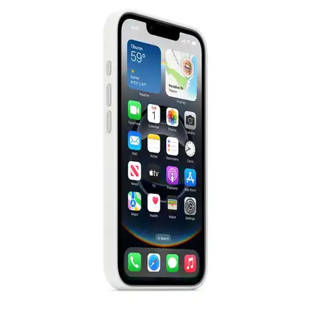 Apple iPhone 16e Silicone Case – White