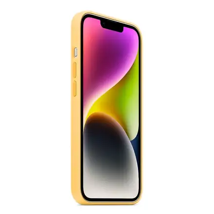 Apple iPhone 14 Plus Silicone Case with MagSafe - Sunglow