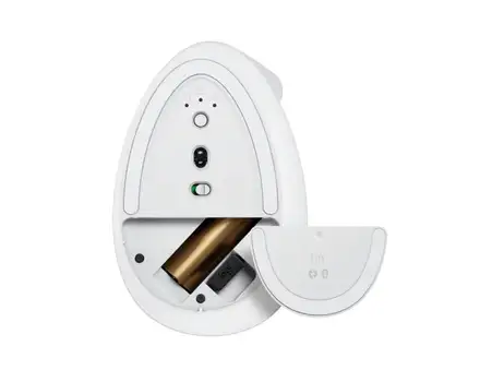 Logitech Lift Vertical ergonomická myš - svetlo šedá