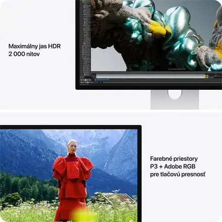 Apple Studio Display XDR - Sklo s nanotextúrou - Stojan s nastaviteľným náklonom a výškou
