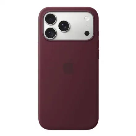 iPhone 18 Pro Max Silicone Case with MagSafe - Burgundy