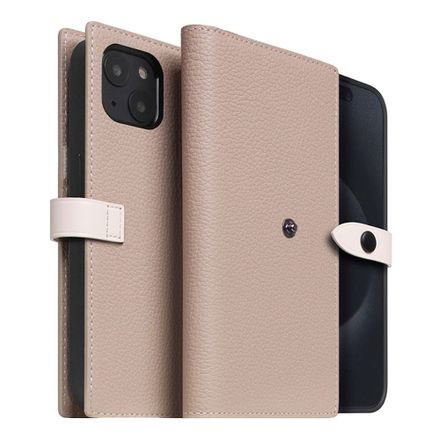SLG Design puzdro D8 Magsafe Hybrid Full Grain Leather pre iPhone 15 Plus - Light Cream