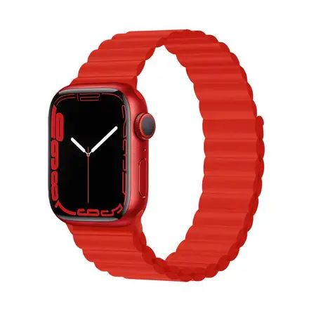 Devia remienok Deluxe Series Sport3 Silicone Magnet Band 40/41/42mm - Red