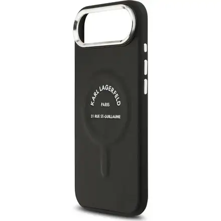 Karl Lagerfeld PU RSG Logo MagSafe kryt iPhone Air čierny