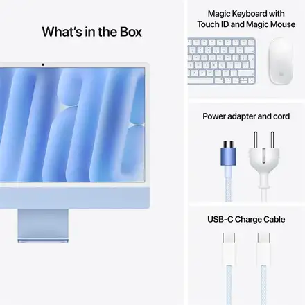 iMac 24" 4.5K Apple M4 10C CPU 10C GPU 16GB 256GB Modrý SK