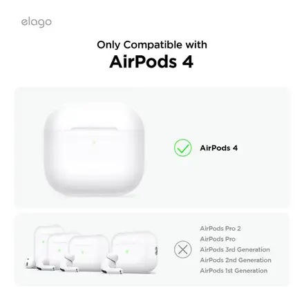 Elago puzdro Silicone Hang Case pre Airpods 4/5 - Sand Pink