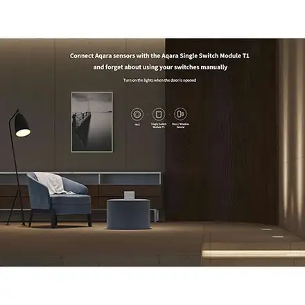 Aqara Smart Home Spínací modul T1 s Pripojenim neutrálneho vodiča