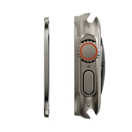 SwitchEasy Fortiz Sapphire Protector pre Apple Watch Ultra - Natural Titanium