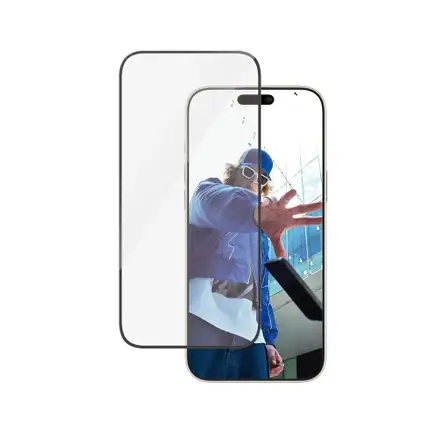 PanzerGlass ochranné sklo UWF pre iPhone 16 Pro Max - Black Frame