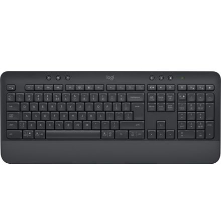 Logitech K650 Signature - bezdrôtová pohodlná klávesnica - grafitová - CZ/SK