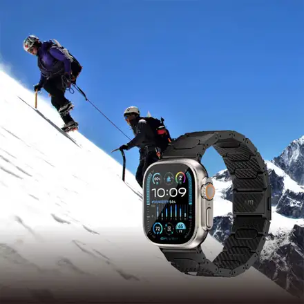Just Mobile remienok Watch Band pre Apple Watch 44-49mm - Carbon Fiber