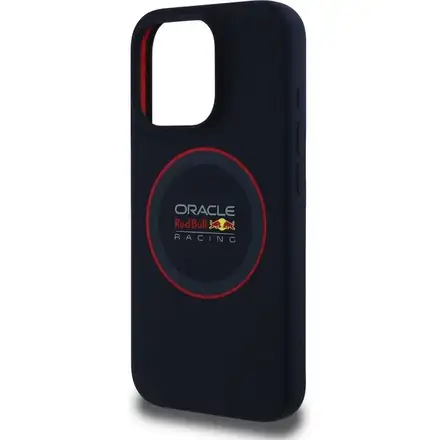 Red Bull Silicone Red Ring MagSafe Zadný Kryt pre iPhone 16 Pro Max modrý