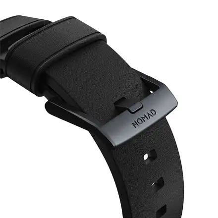 Nomad kožený remienok pre Apple Watch 44-49mm - Active Pro Black/Black Hardware
