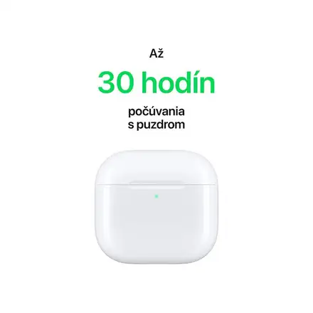 Apple AirPods (4. generácie) s aktívnym potlačením hluku *Renovovaný*