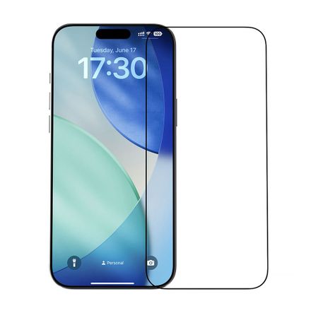 Devia ochranné sklo Van Series Crystal Diamond pre iPhone Air - Black Frame