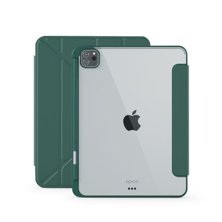 iStores by Epico Hero Flip Case pro Apple  iPad Pro 11" (2018+)/ iPad Air 10,9"/ iPad Air 11" M2/M3/M4 - zelená