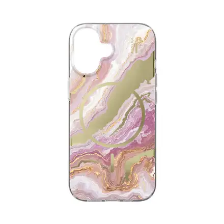 iDeal Fashion Soft Swirl Silicone Case MagSafe iPhone 16 Cloud Dancer