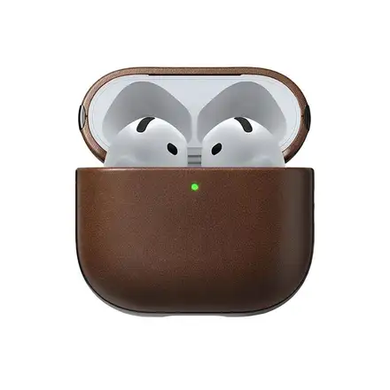 Nomad puzdro Leather Case pre Apple Airpods 4/5 - Brown