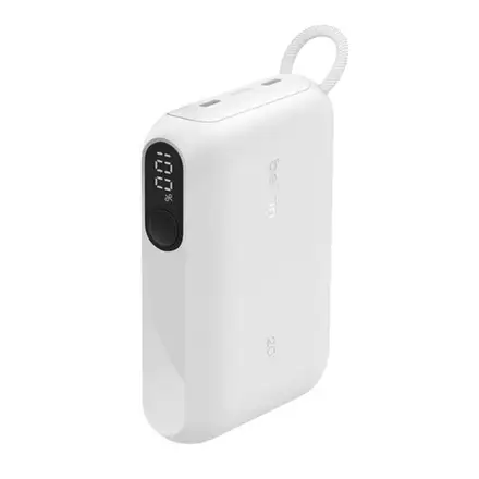 Belkin Boost Charge Powerbank 10K with Display - White