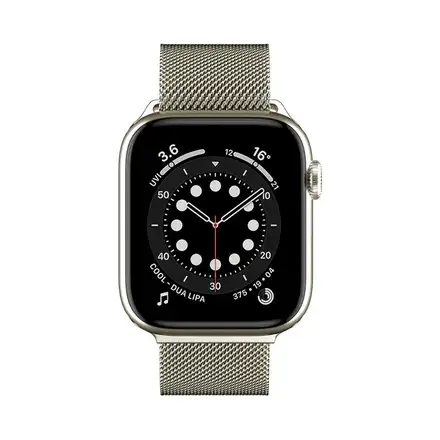 SwitchEasy remienok Mesh Stainless Steel pre Apple Watch 40/41/42mm - Starlight