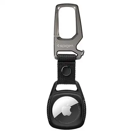 Spigen puzdro Rugged Armor Case pre AirTag - Black
