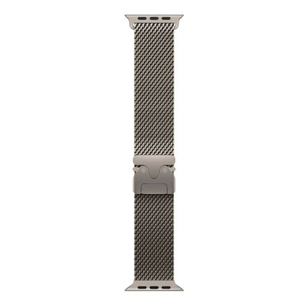 Apple Watch 49mm Natural Titanium Milanese Loop - Large