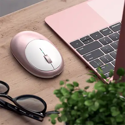 Satechi myš M1 Bluetooth Wireless Mouse - Rose Gold