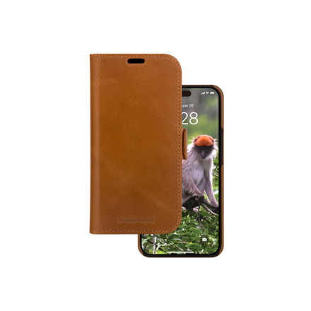 dbramante1928 - Puzdro Lynge pre iPhone 15 Pro, tan