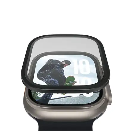 PanzerGlass ochranné sko Metallic pre Apple Watch Ultra 49mm - Black