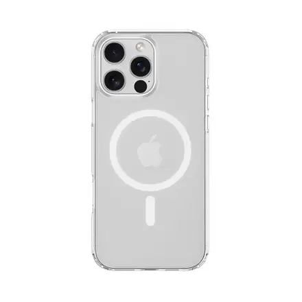 Devia kryt Pure Clear Magnetic Shockproof Case pre iPhone 16 - Clear