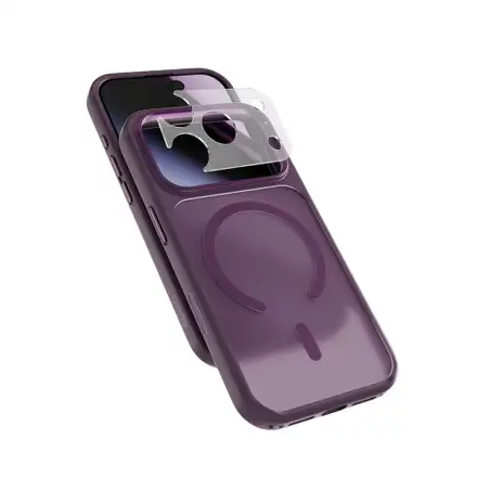 Epico HeroMatte Pro Mag+ Case iPhone 17 Pro/18 Pro Qi2 & MagSafe kompatibilný - tmavo fialová