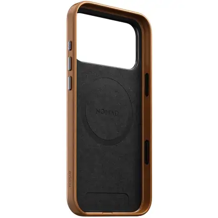 Nomad kryt Traditional Leather Case MagSafe pre iPhone 17 Pro Max - English Tan
