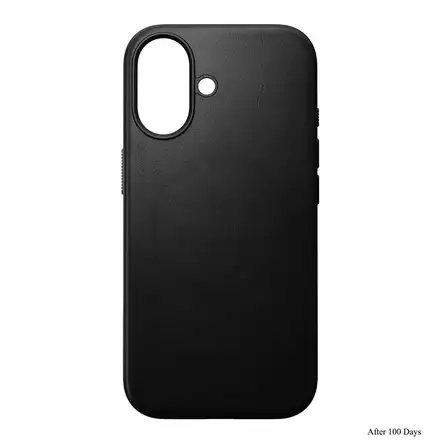 Nomad kryt Modern Leather Case Magsafe pre iPhone 17 - Black