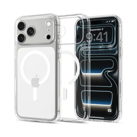 Spigen kryt Ultra Hybrid Magsafe pre iPhone 18 Pro - Clear White