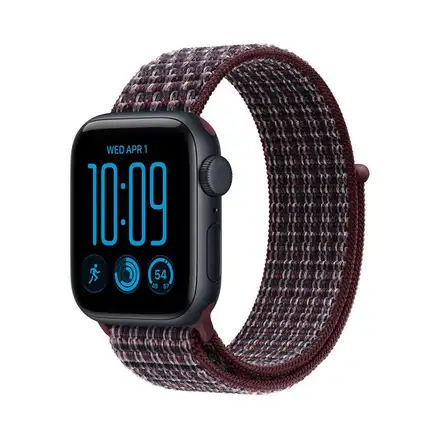 Apple Watch 40mm Burgundy Plaid Sport Loop