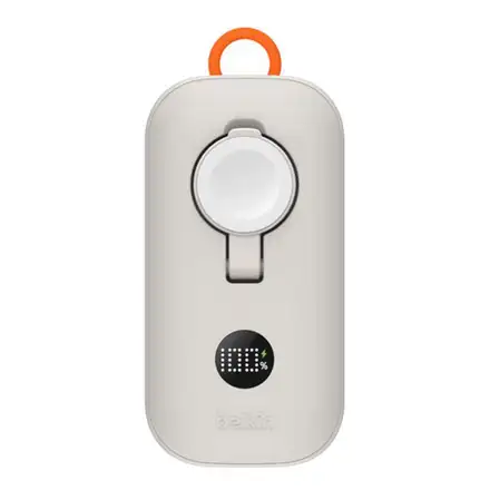 Belkin Boost Charge Pro Powerbank 10K with Apple Watch Charger - Sand