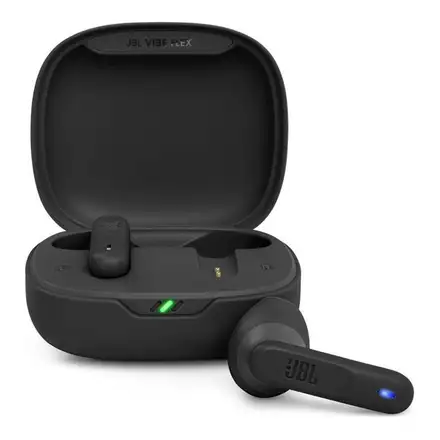 JBL Vibe Flex Black slúchadlá