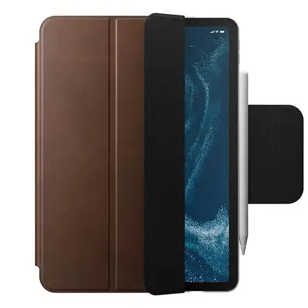 Nomad puzdro Leather Folio Plus pre iPad Pro 12.9"/Air 13" M2/M3 - Brown
