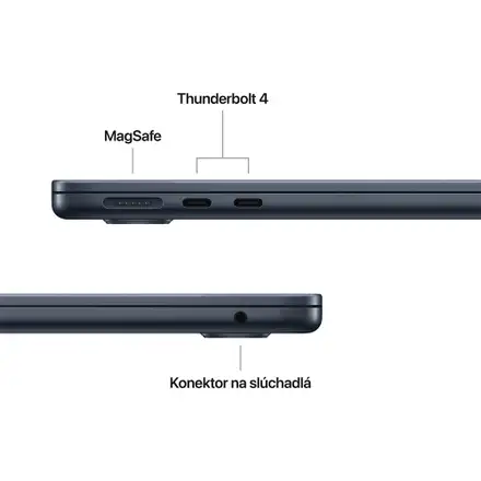 MacBook Air 13" Apple M4 10C CPU 10C GPU 24GB 512GB Polnočný SK