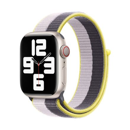 Devia remienok Nylon Braided Two-Tone Loop pre Apple Watch 40/41/42mm - Lilac