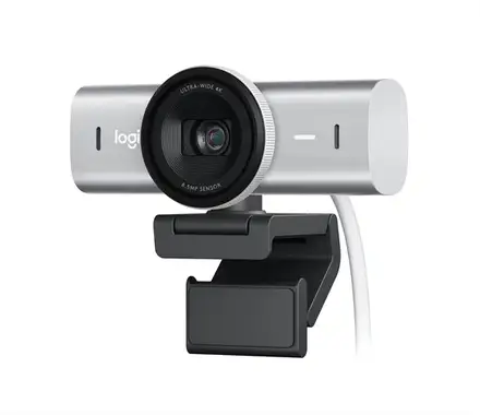 Logitech MX Brio - 4K Ultra HD web kamera - svetlošedá