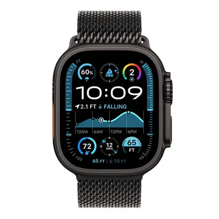 Apple Watch 49mm Black Titanium Milanese Loop - Small *Rozbalený*