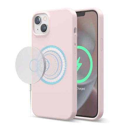 Elago kryt Silicone Case Magsafe pre iPhone 14 Plus - Lovely Pink