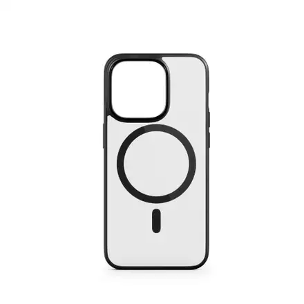 iStores by Epico Hero Magnetic - MagSafe Compatible Case iPhone 15 - transparentne čierny
