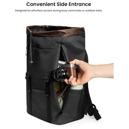 TomToc batoh Vintpack TA1 22L - Dark