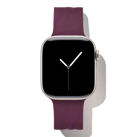 iDeal Soft Swirl Silicone Watch Band 38/40/41/42 S-M Velvet Plum